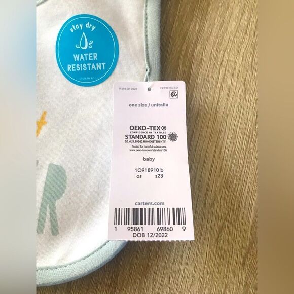 NWT … CARTER’S BABY “My First Easter” Baby Bib - Picture 4 of 4